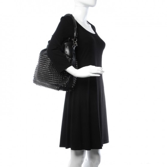 Burberry Prorsum Calfskin Studded Shoulder Bag - Picture 3 of 6